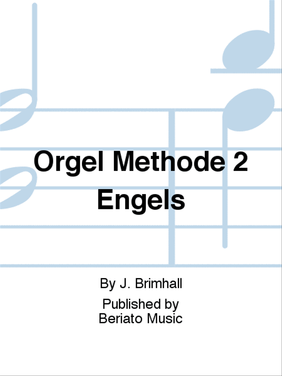 Orgel Methode 2 Engels Organ scores gallery preview page 1