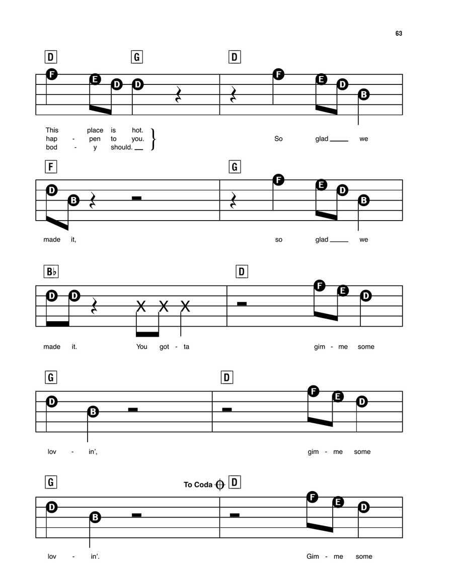 Gimme Some Lovin' Gimme Some Lovin' Electronic Keyboard scores gallery preview page 2