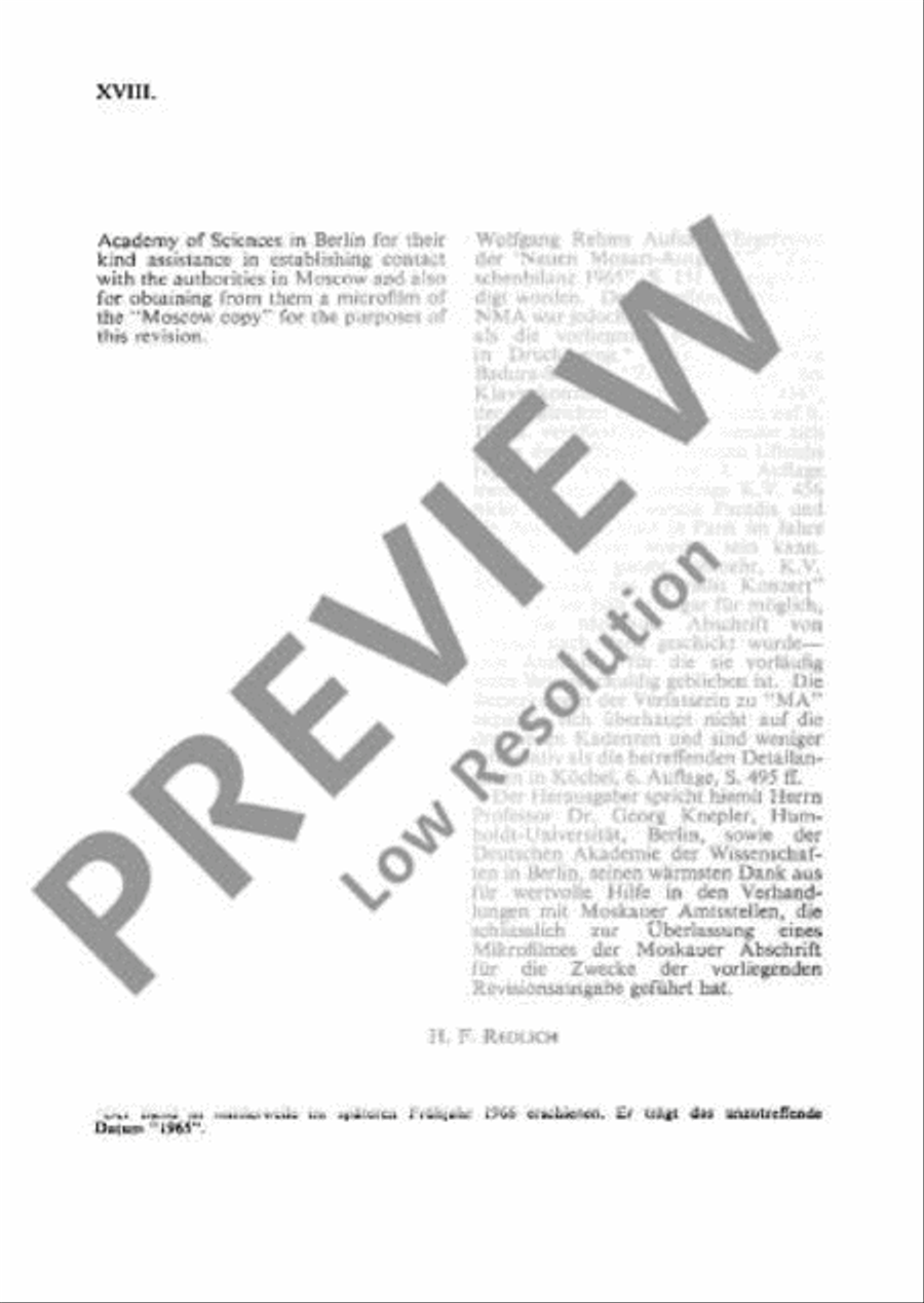 Concerto No. 18 Bb major Orchestra scores gallery preview page 19