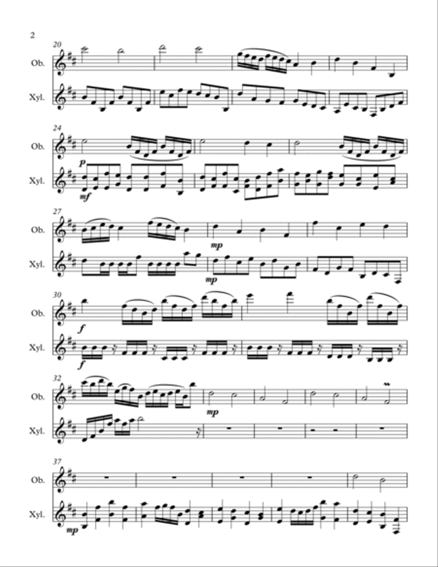 Time Turner Time Turner Oboe scores gallery preview page 2