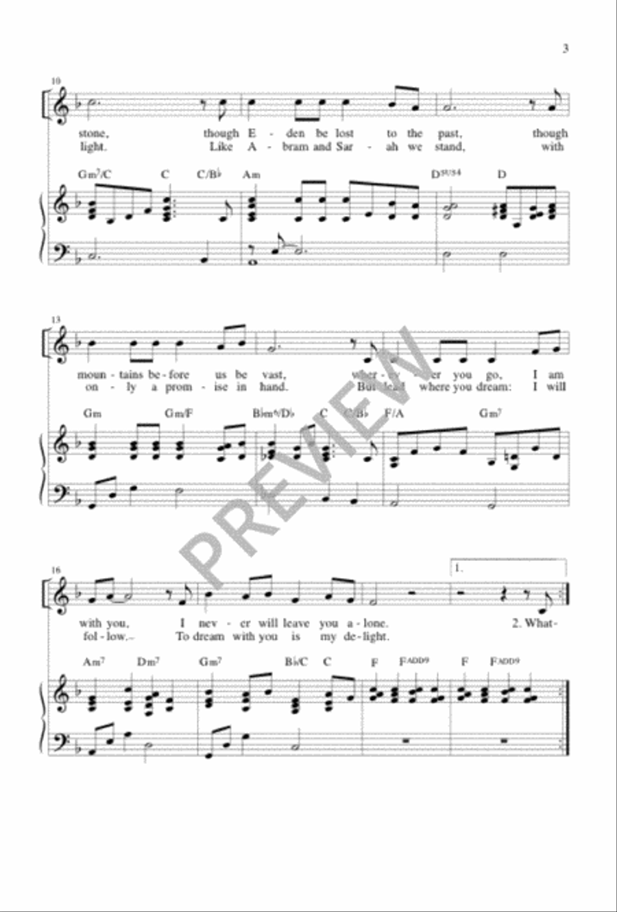 Covenant Hymn Covenant Hymn Unison Choir scores gallery preview page 4