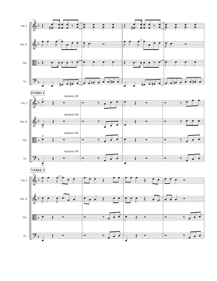 Fire String Quartet scores gallery preview page 3