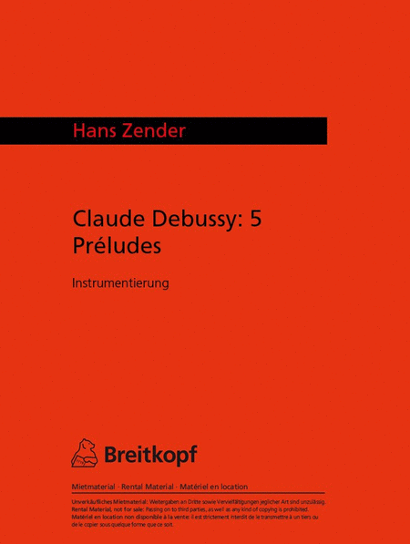 Claude Debussy: 5 Preludes