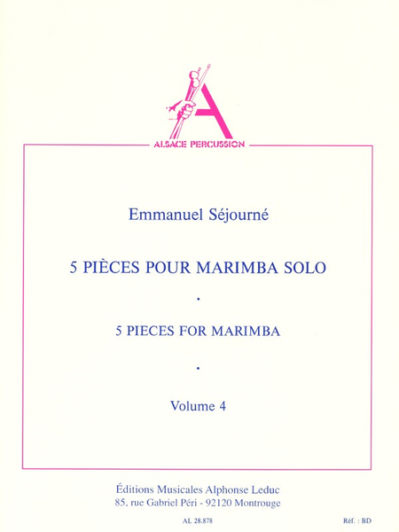 5 Pieces - Marimba Solo