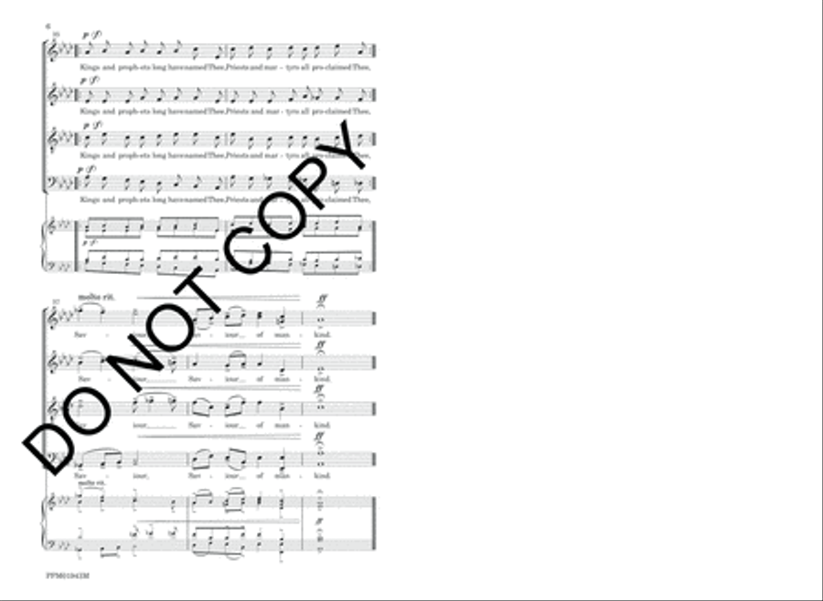 Amid the Silence Amid the Silence 4-Part scores gallery preview page 9
