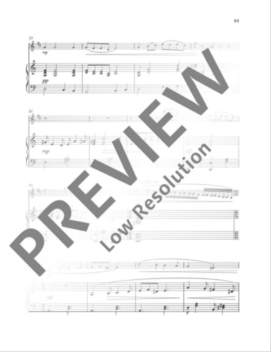 Swallows in Flight Clarinet Solo scores gallery preview page 7