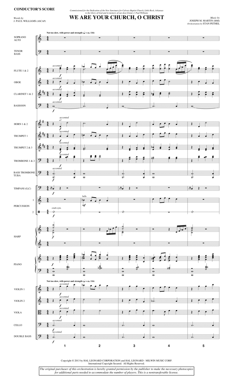 We Are Your Church, O Christ - Score Choir scores gallery preview page 1