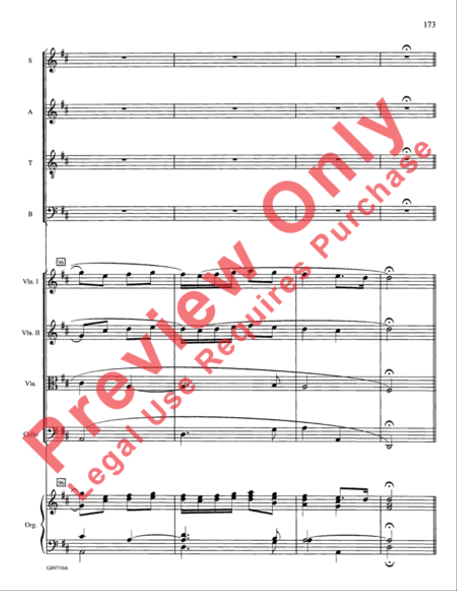 A Festival of Lessons and Carols Choir scores gallery preview page 174