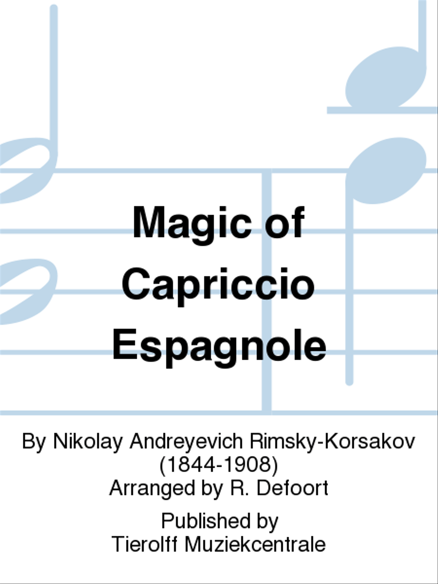 The Magic Of Capriccio Espagnol Concert Band scores gallery preview page 1