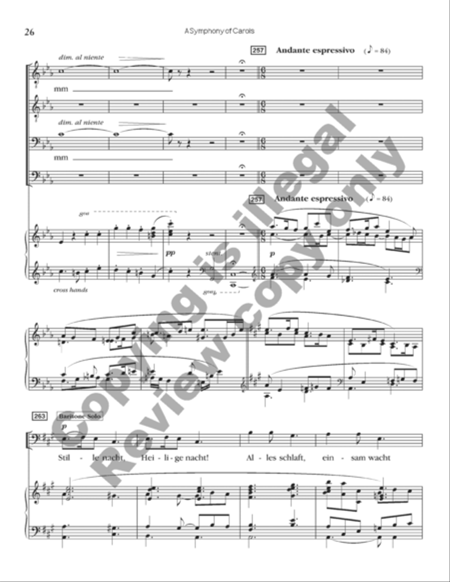 A Symphony of Carols (Choral Score) A Symphony of Carols (Choral Score) TTBB scores gallery preview page 26