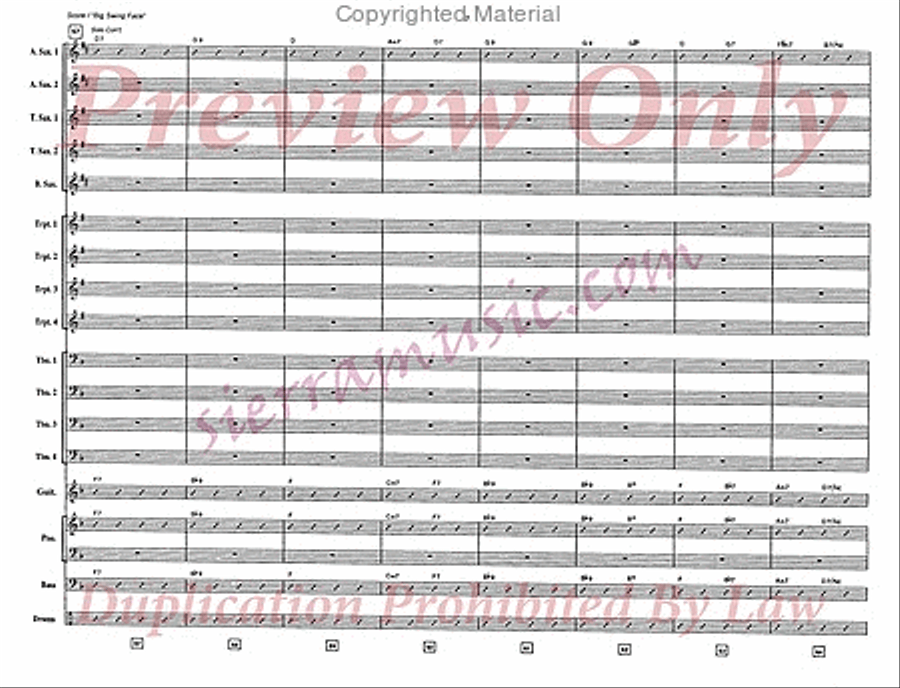 Big Swing Face Jazz Ensemble scores gallery preview page 8