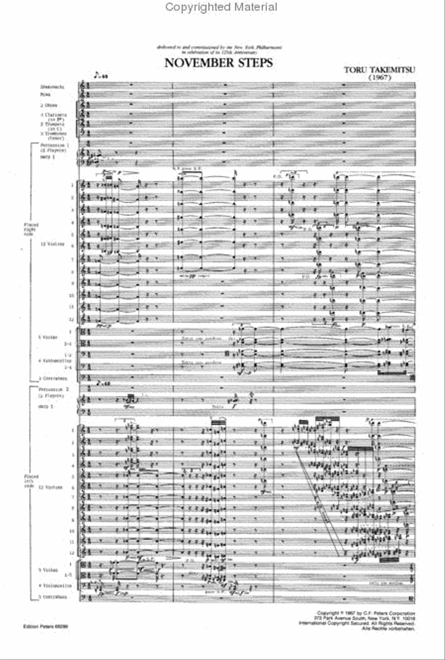 November Steps (Full Score)