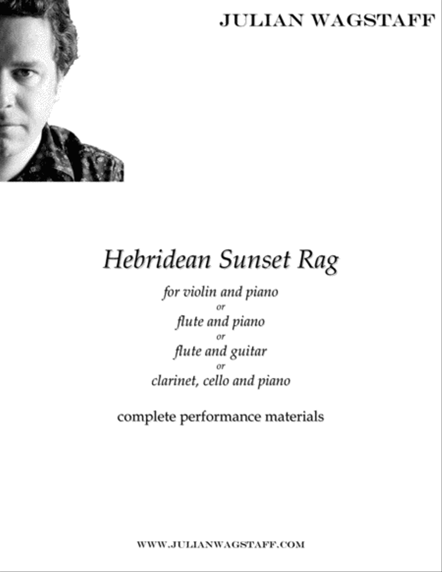 Hebridean Sunset Rag Small Ensemble scores gallery preview page 1