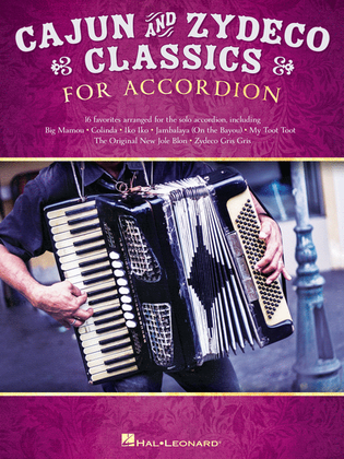 Book cover for Cajun & Zydeco Classics for Accordion