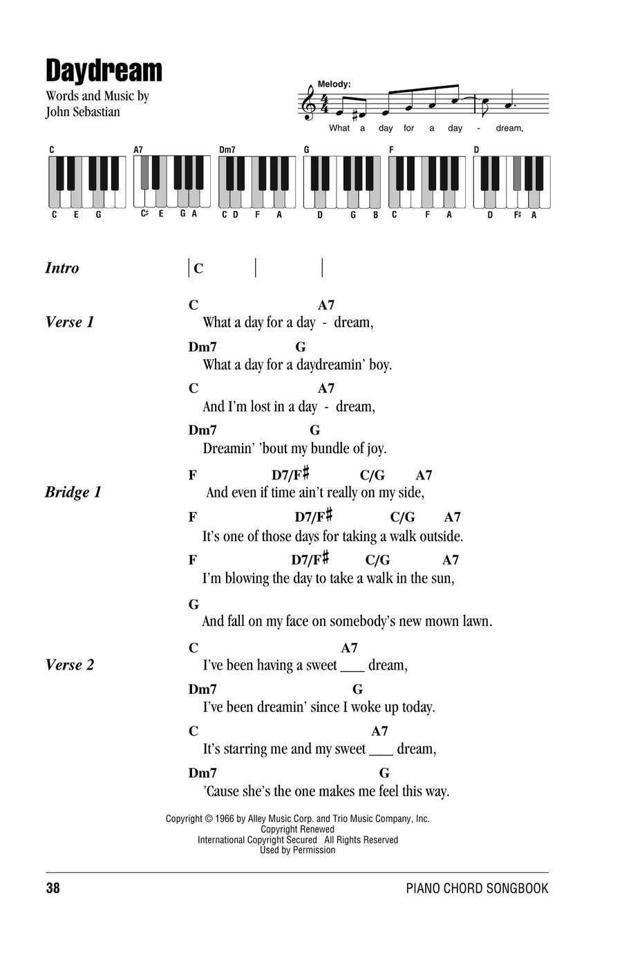 Daydream Piano scores gallery preview page 1