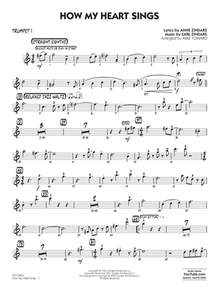How My Heart Sings (arr. Mike Tomaro) - Trumpet 1