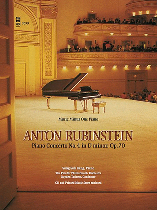 Book cover for Rubinstein - Piano Concerto No. 4 in D Minor, Op. 70