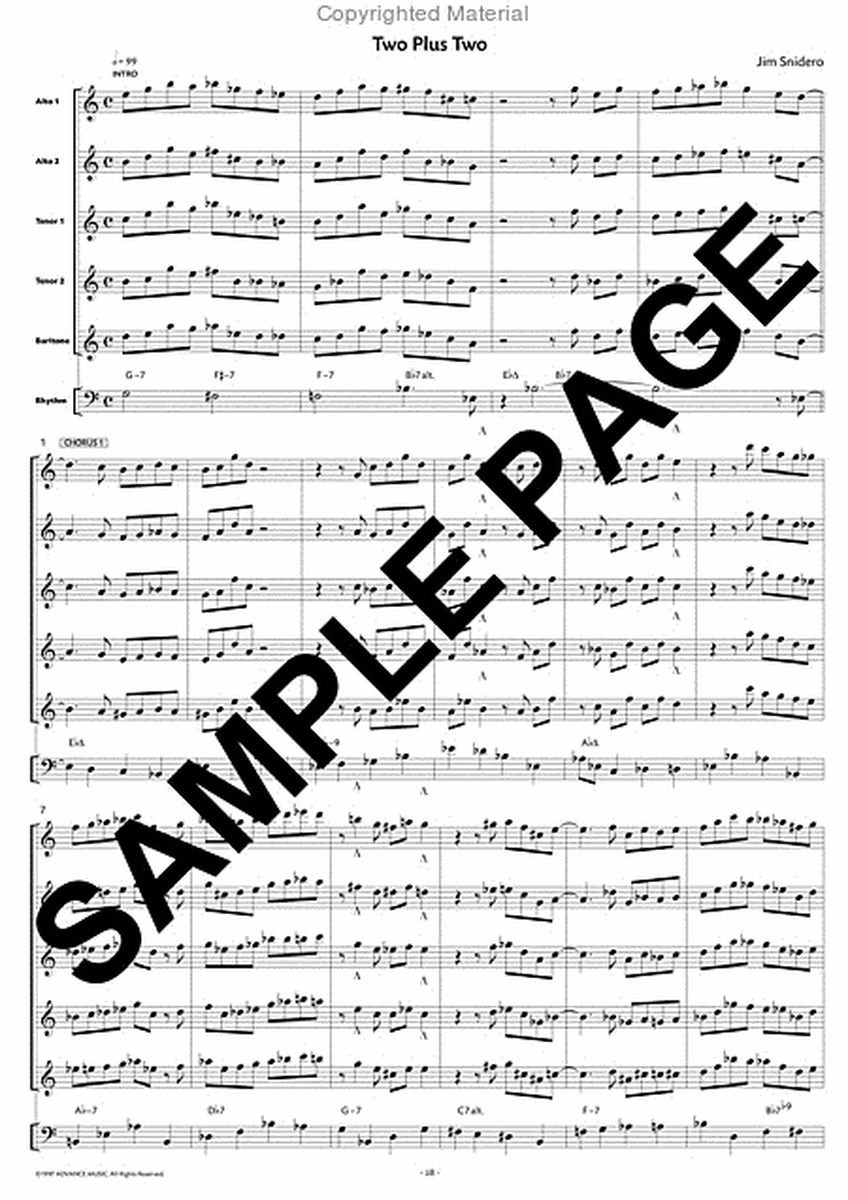 Jazz Conception -- Saxophone Section image number null