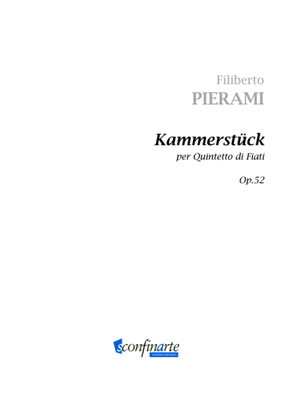 Filiberto PIERAMI: KAMMERSTÜCK PER QUINTETTO DI FIATI (Op.52) (ES 537) - Score Only