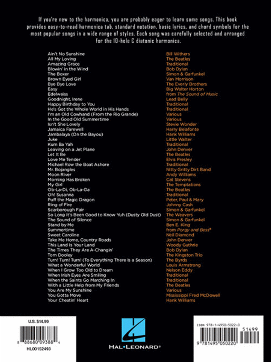First 50 Songs You Should Play on Harmonica Harmonica scores gallery preview page 6