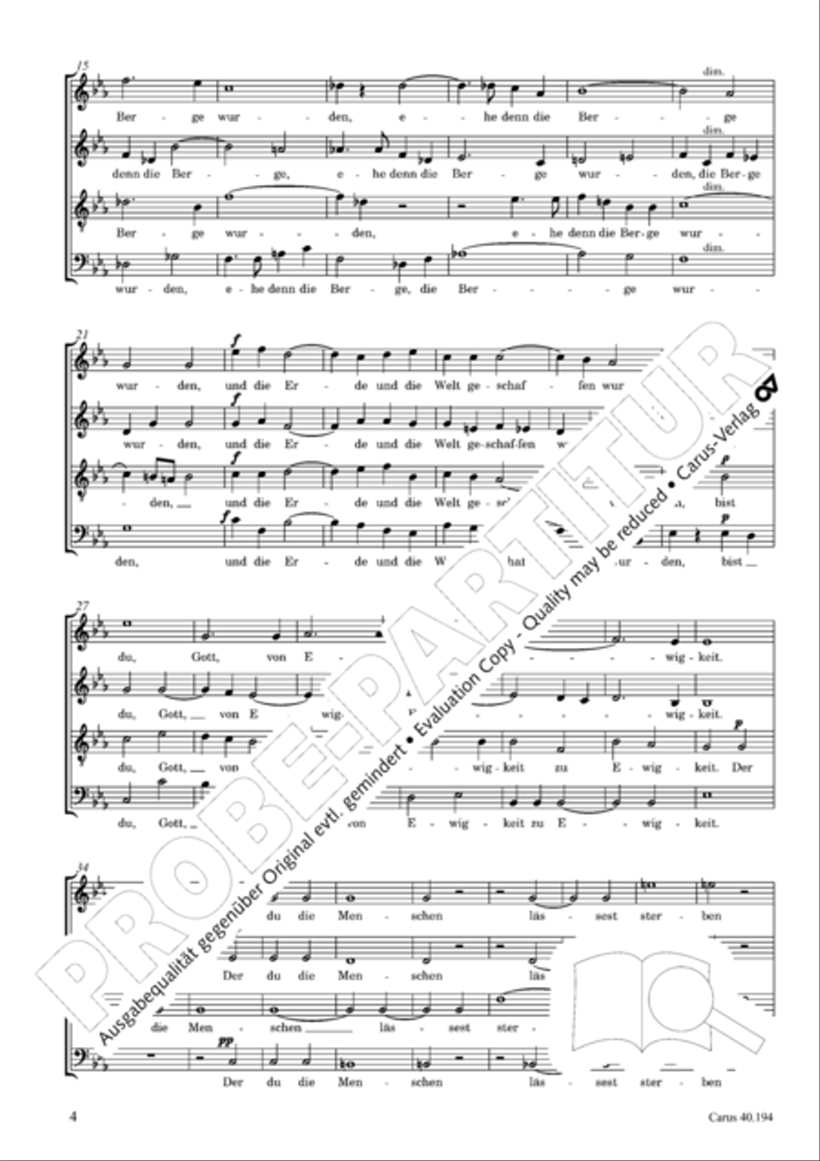 Liturgische Gesange (Totensonntag) Score scores gallery preview page 5