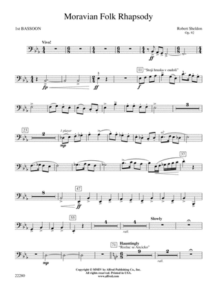 Moravian Folk Rhapsody: Bassoon