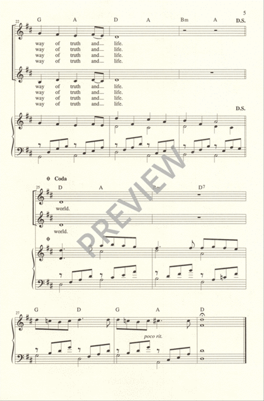 Gathered in the Love of Christ 2-Part scores gallery preview page 5