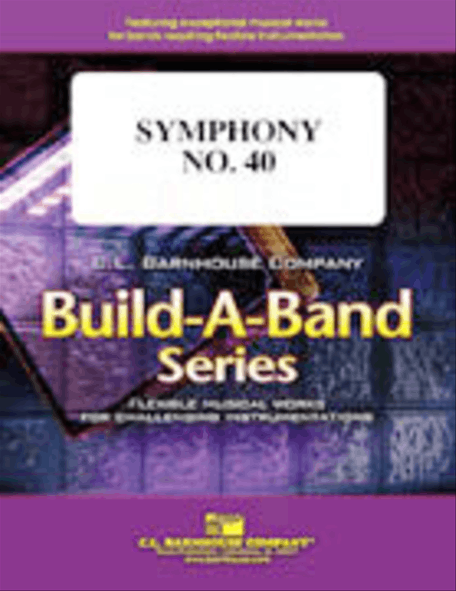 Symphony No. 40 Concert Band scores gallery preview page 1