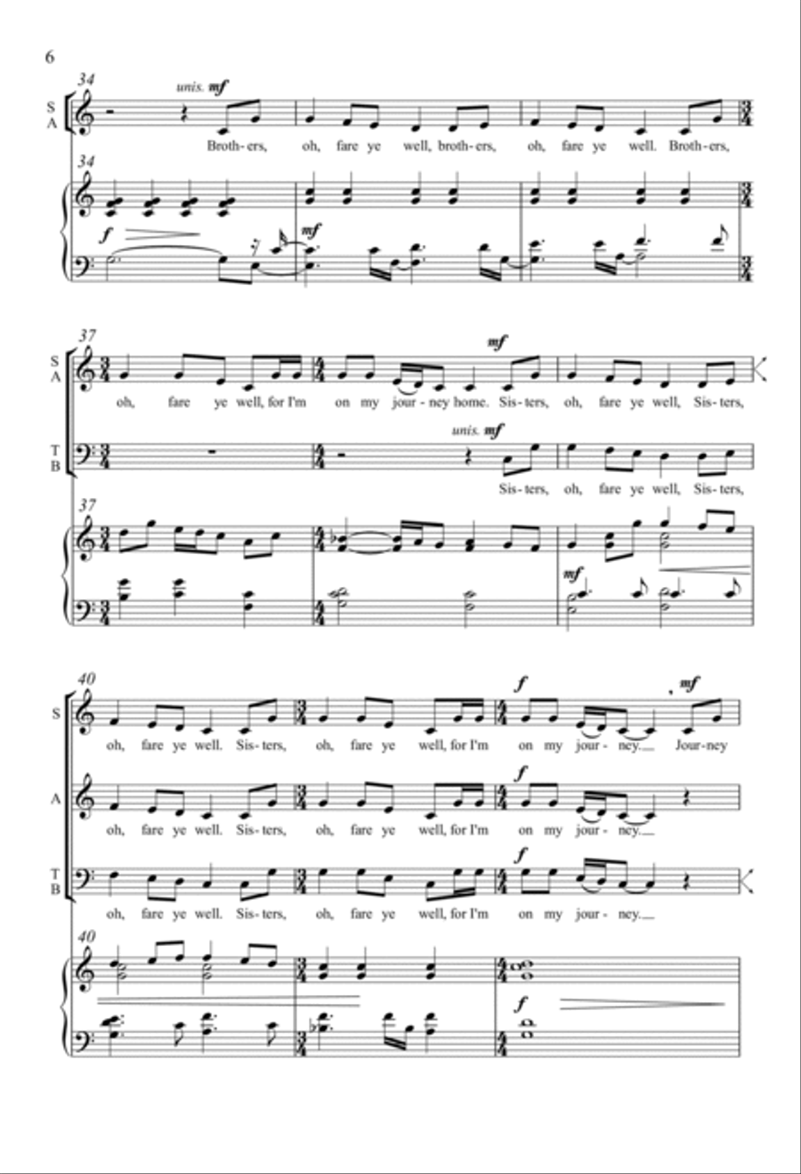 No Time 4-Part scores gallery preview page 5