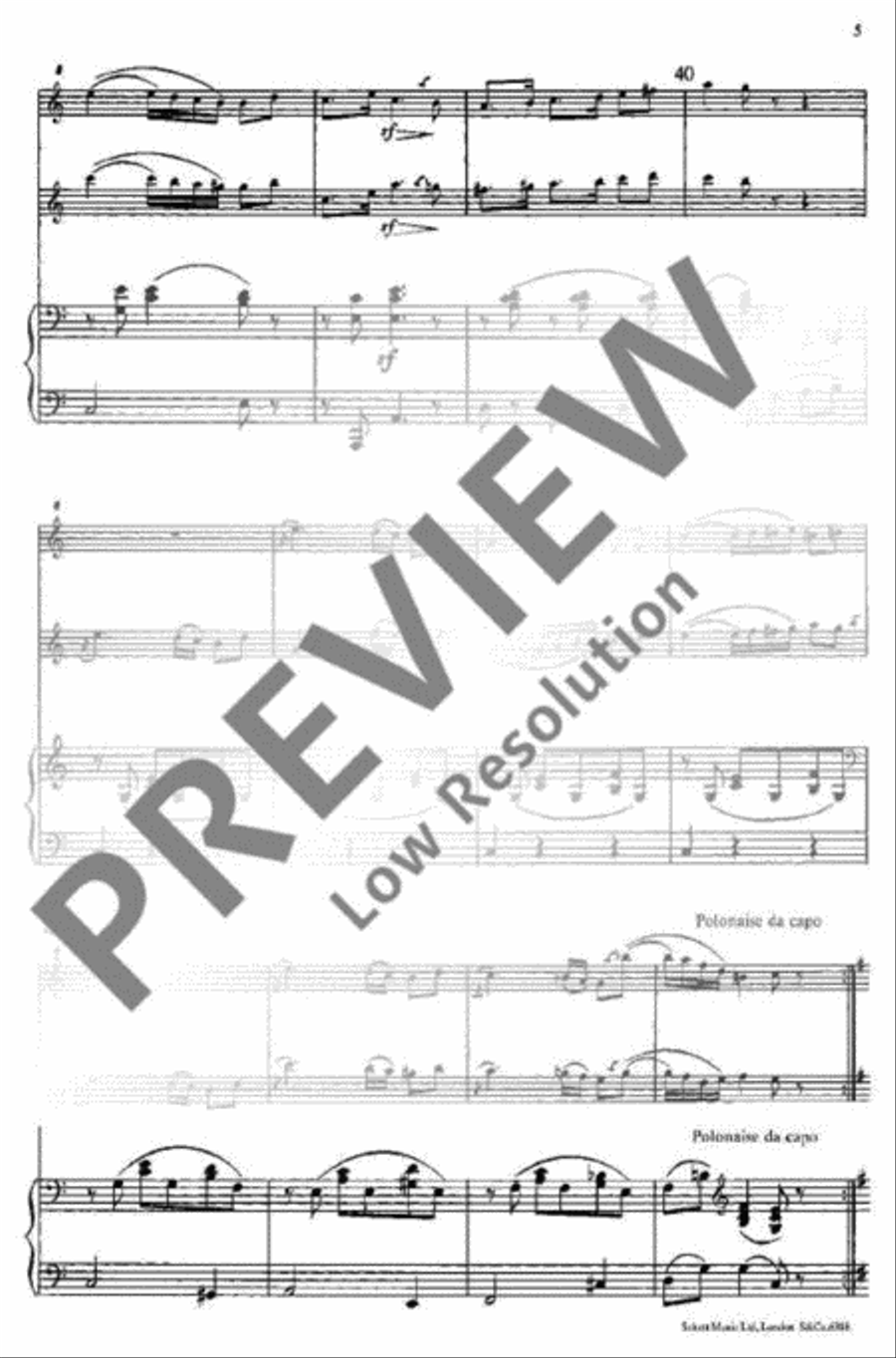 Polonaise SSA scores gallery preview page 6