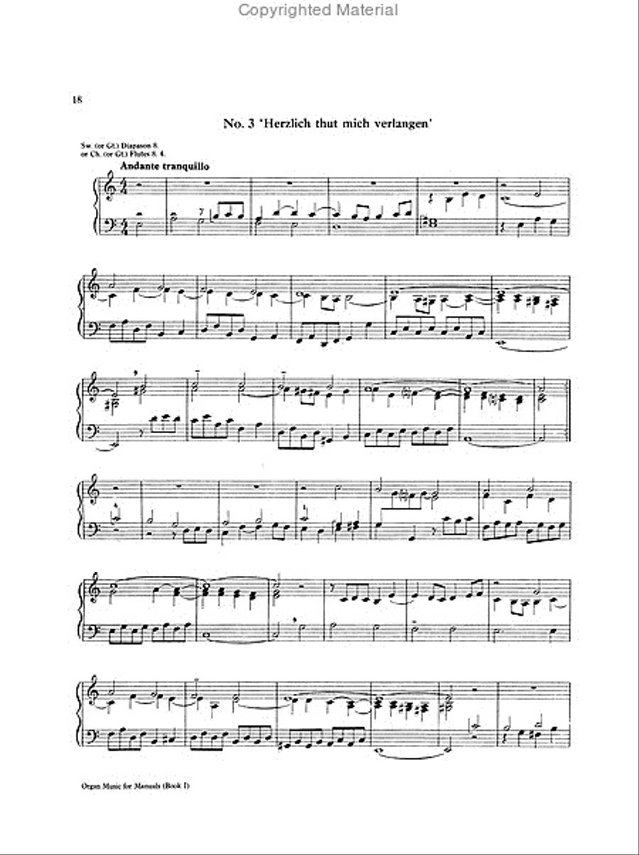 Organ Music for Manuals Book 1 Organ scores gallery preview page 5