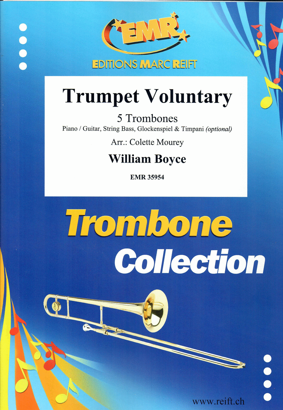Trumpet Voluntary Trombone scores gallery preview page 1