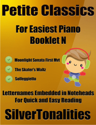 Book cover for Petite Classics for Easiest Piano Booklet N