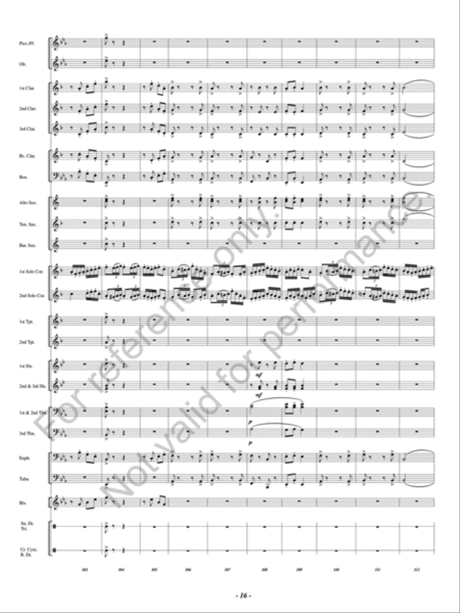 Side Partners Concert Band scores gallery preview page 17