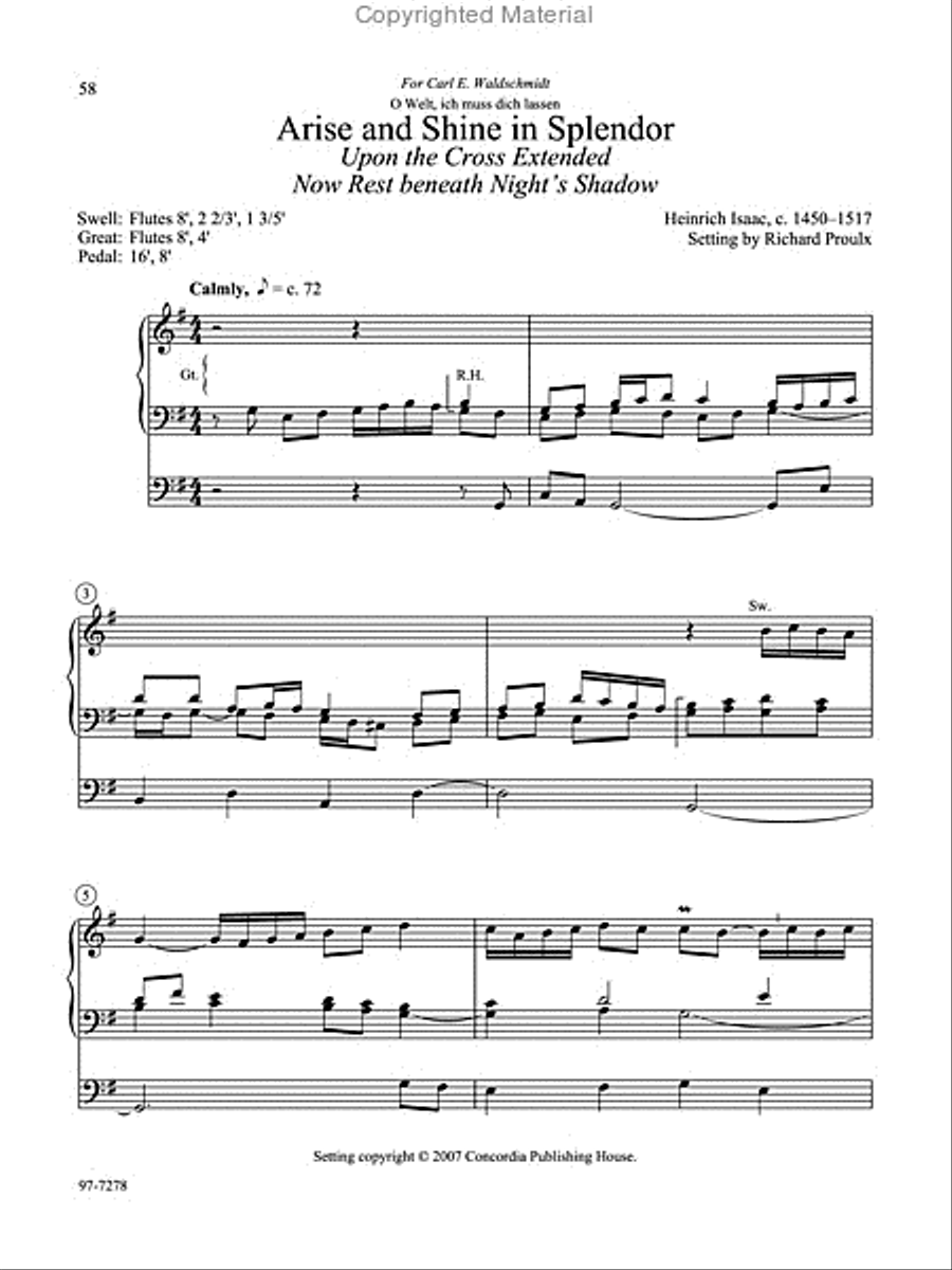 Twelve Hymn Preludes Organ scores gallery preview page 12