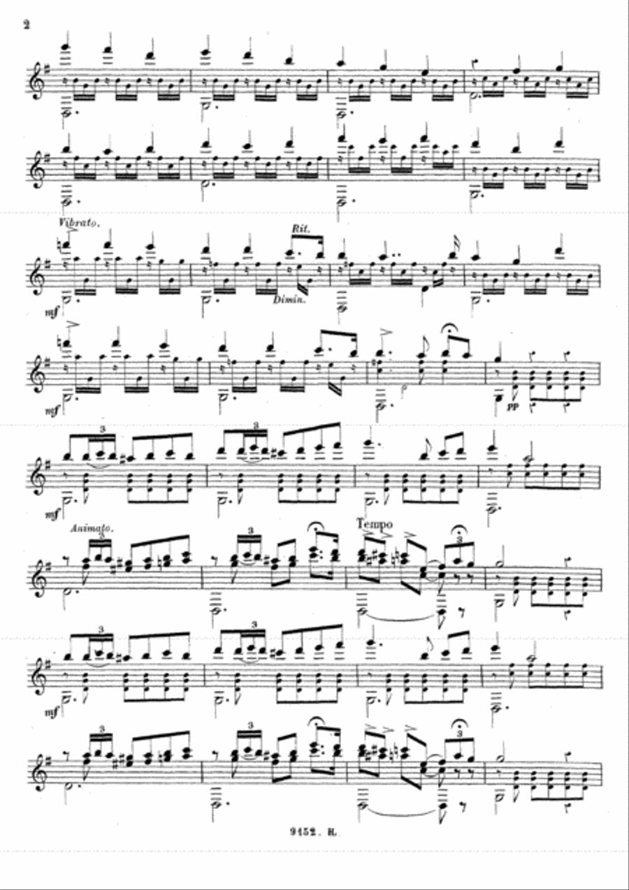 Brimborion Brimborion Classical Guitar scores gallery preview page 4