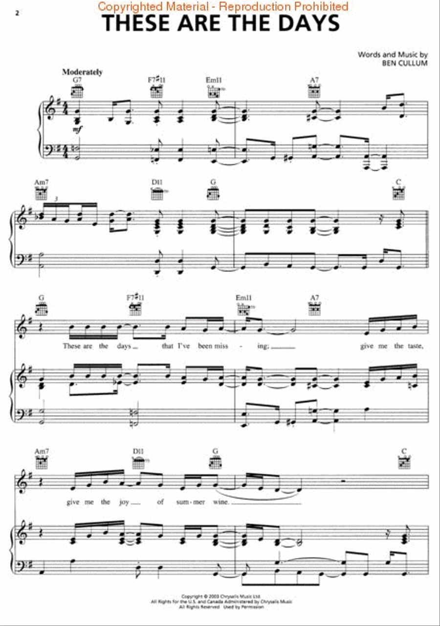 Twenty-Something Twenty-Something Piano, Vocal, Guitar scores gallery preview page 3