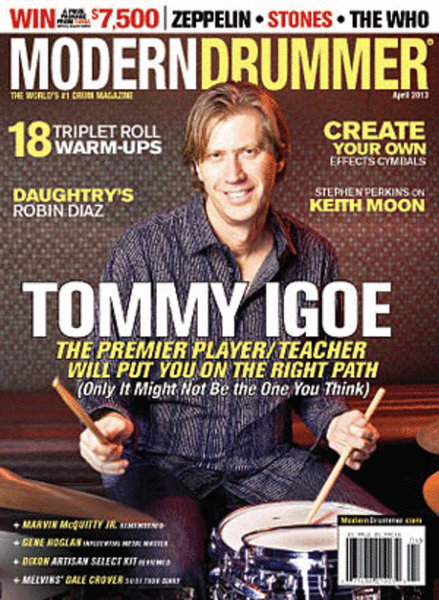 Modern Drummer Magazine - April 2013