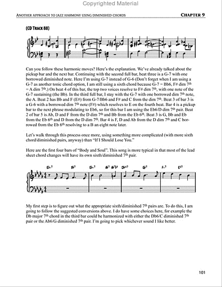 Jazz Harmony Book Book and Digital Audio scores gallery preview page 4