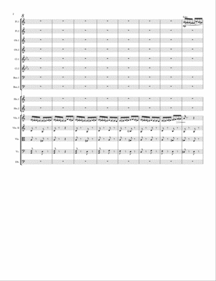 The Flight of the Bumblebee for orchestra Full Orchestra scores gallery preview page 2