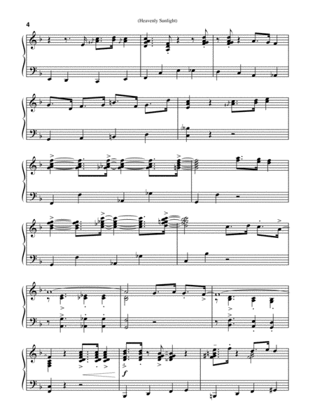 Heavenly Sunlight (Piano Hymn Arrangement) image number null