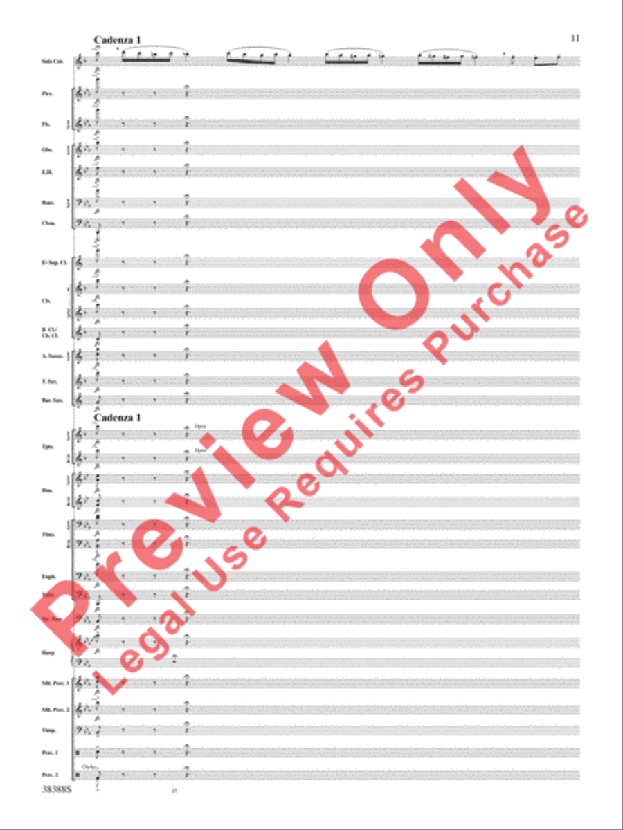 Napoli Napoli Concert Band scores gallery preview page 12