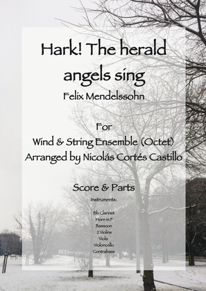 Hark! The Herald Angels Sing - Wind & String Ensemble (Octet)