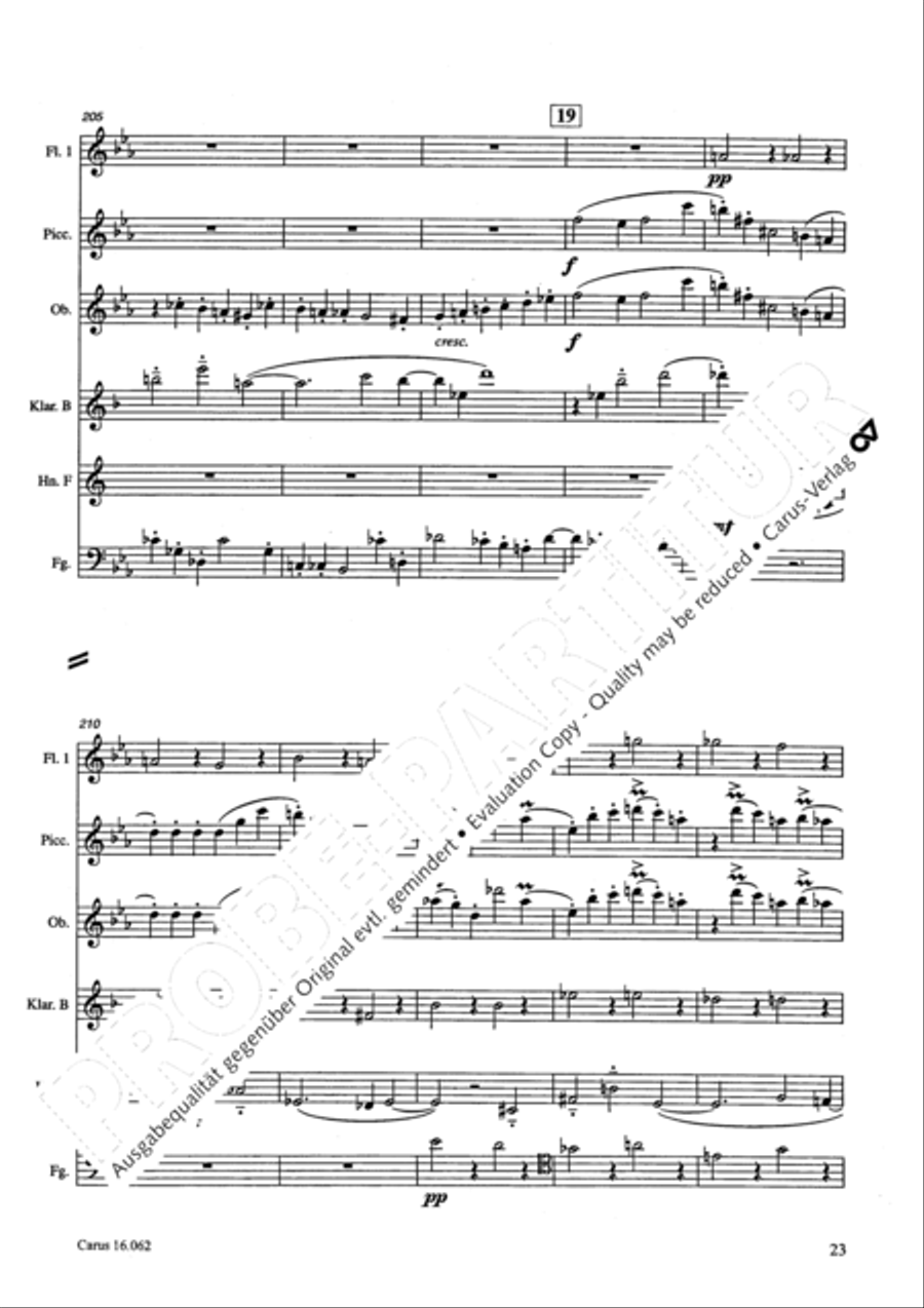 Musik fur sechs Blaser Musik fur sechs Blaser Bassoon scores gallery preview page 26