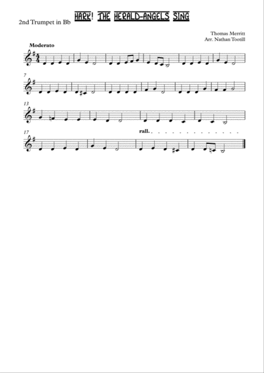Hark The Herald Angels SING Brass Ensemble scores gallery preview page 4