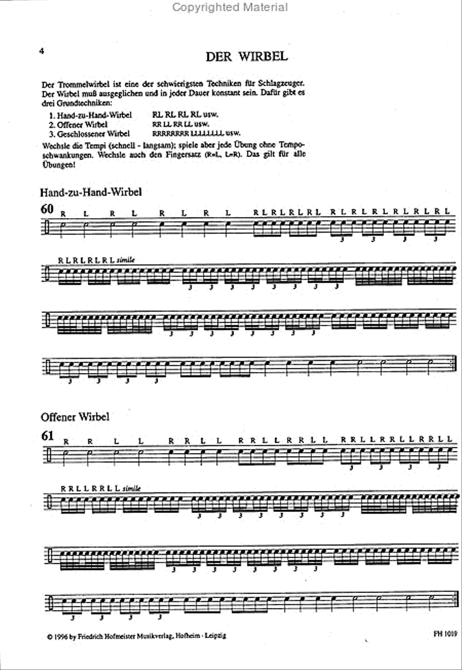 Schule für Kleine Trommel, Band 3 Snare Drum scores gallery preview page 2
