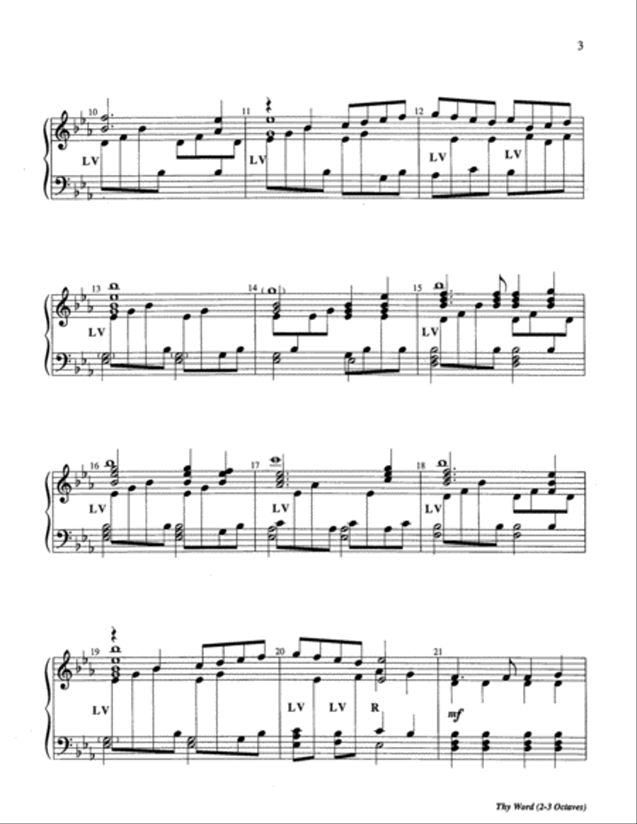 Thy Word 3-Octaves scores gallery preview page 3
