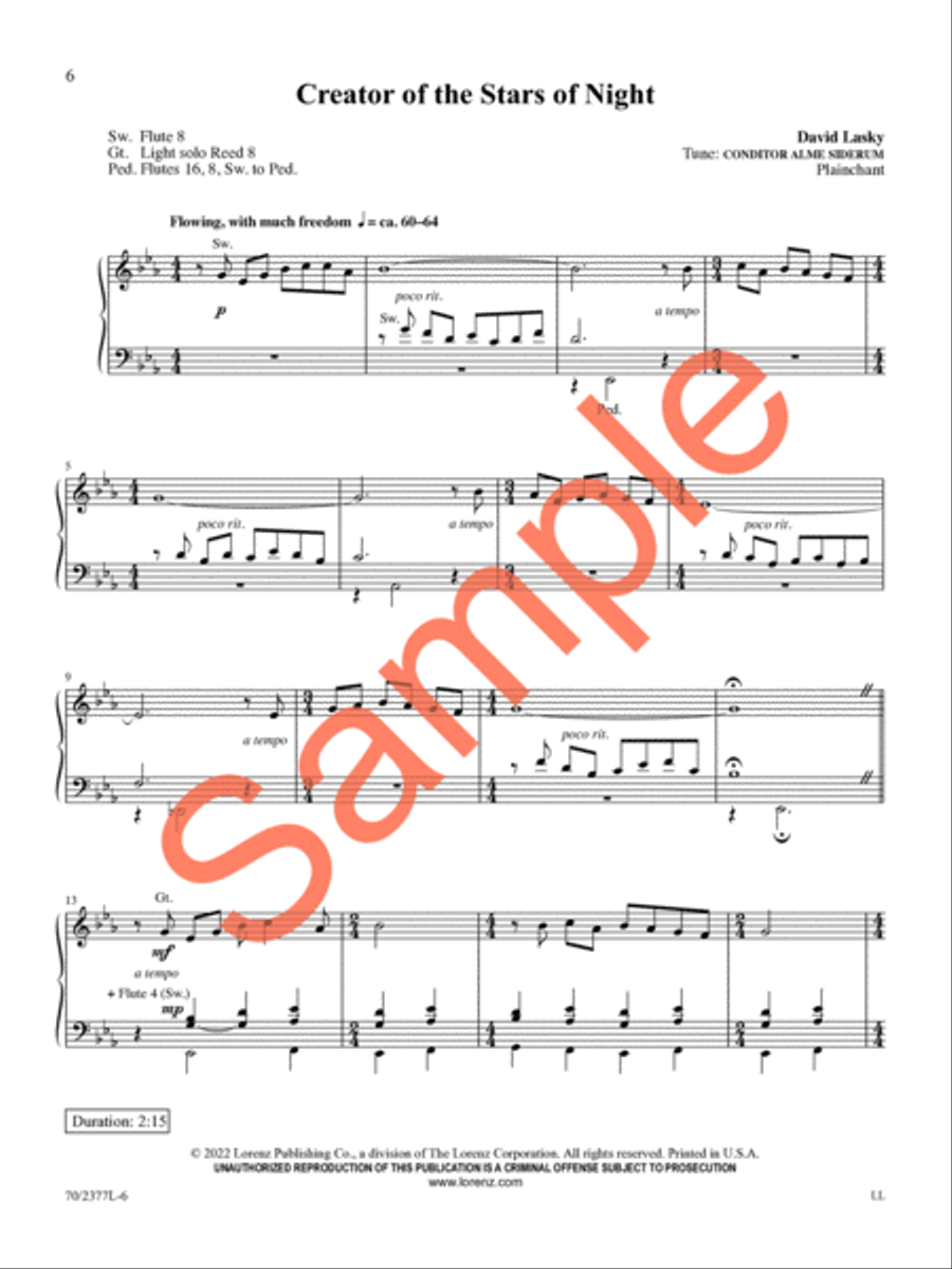 Seasonal Expressions Organ Solo scores gallery preview page 6