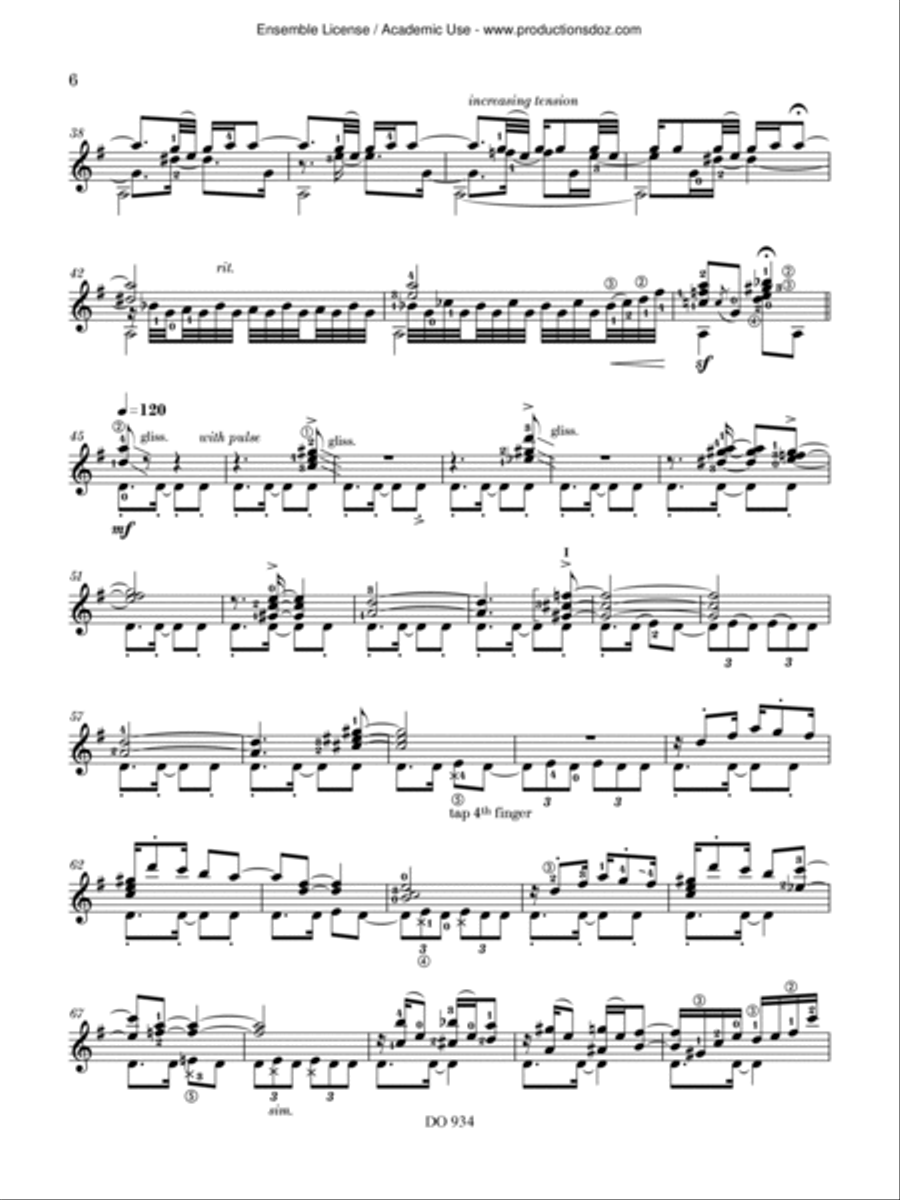 Suite Brasileira No. 3 Classical Guitar scores gallery preview page 6