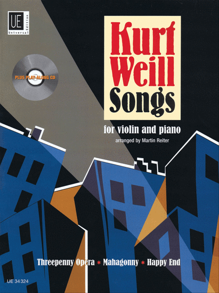 Kurt Weill Songs Violin Solo scores gallery preview page 1